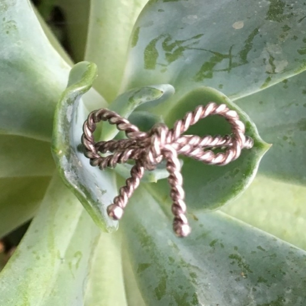 Tiffany & Co. Sterling Bow Ring